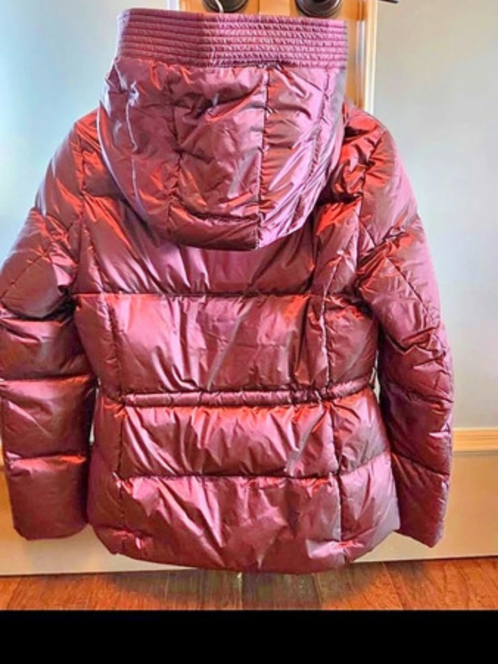 Danier Puffer Jacket in Purple Size XS Like New
